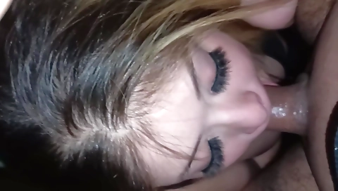 Blonde with a hairy pussy fucked by her big dick partner