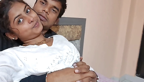 Busty ebony brunette has a hard-on in this sex video