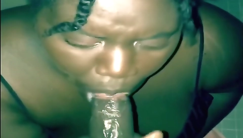 I'm using my mouth at party and blowing my partner's cock