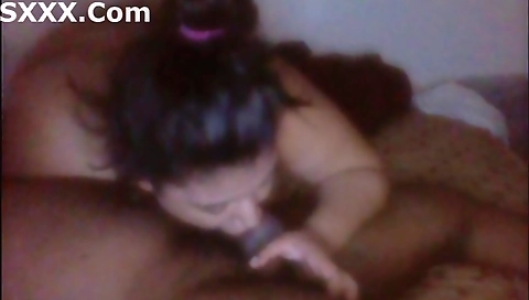 Big ass ebony girl is getting deep throated by her man