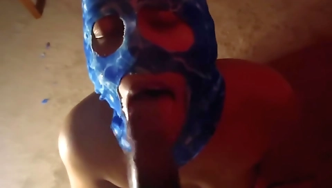 Ebony teen has a big cock and small tits in this video