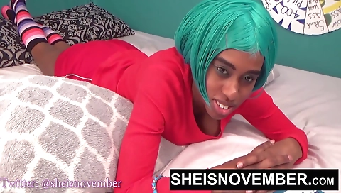 Big boobed big ass brunette babe is having sex in her pussy