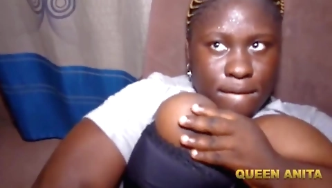 Ebony milf with big tits gets fucked in a home video