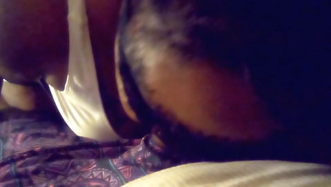 Big ass ebony girl with huge boobs gets fucked in deepthroat