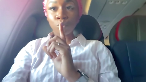 A hot brunette with a huge ass takes a solo plunge into the sea