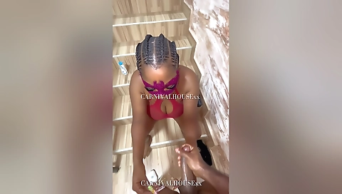 Big black dick is a wonderful thing in her sexy pussy