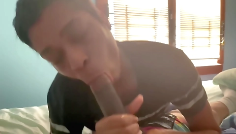 Black guy plays with a big black cock in amateur pov video